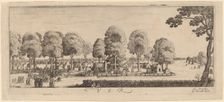 Spring: The Shooting Range, c. 1628/1629. Creator: Wenceslaus Hollar