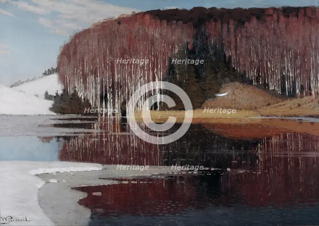 Spring Waters (Maestoso), 1910. Artist: Purvitis, Vilhelms (1872-1945)