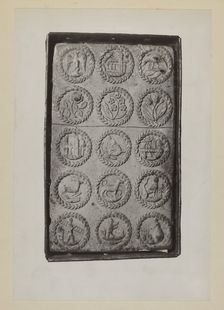 Springerle Mold, c. 1937. Creator: Charles Von Urban
