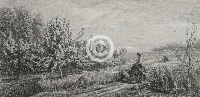 Springtime, 1857. Creator: Charles François Daubigny (French, 1817-1878).