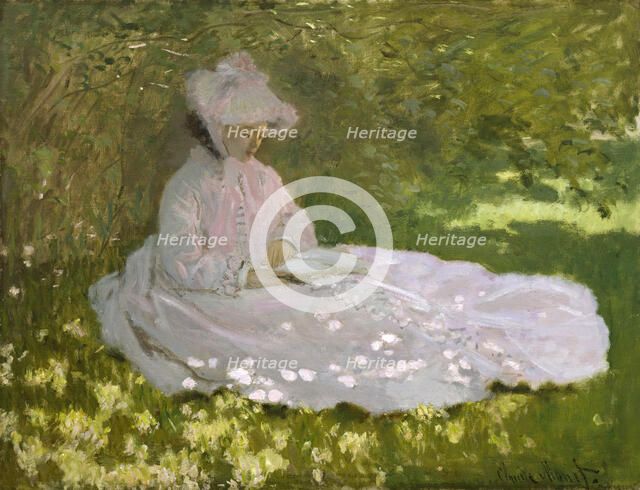 Springtime, 1872. Creator: Claude Monet.