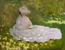 Springtime, 1872. Creator: Claude Monet