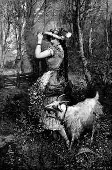 "Springtime" - after M. Bernard, 1890. Creator: Unknown