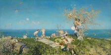 Springtime and Love, 1878. Creator: Francesco Paolo Michetti