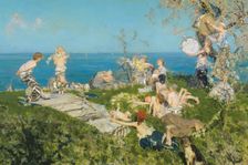 Springtime and Love, 1878. Creator: Francesco Paolo Michetti