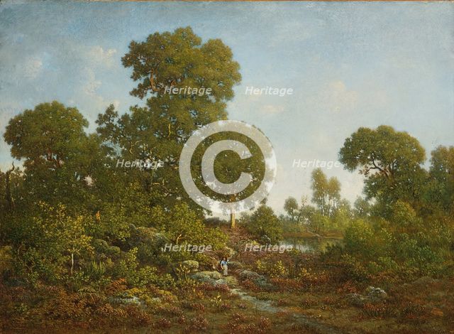 Springtime, c. 1860. Creator: Theodore Rousseau.