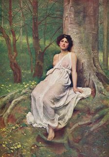 Springtime c1897, (c1900). Artist: Philip Hermogenes Calderon
