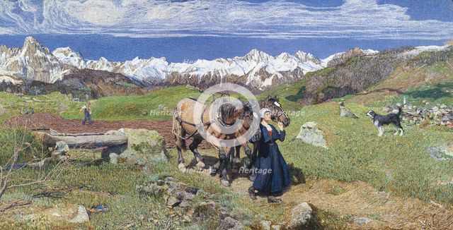 Springtime in the Alps (The Allegory of Spring), 1897.