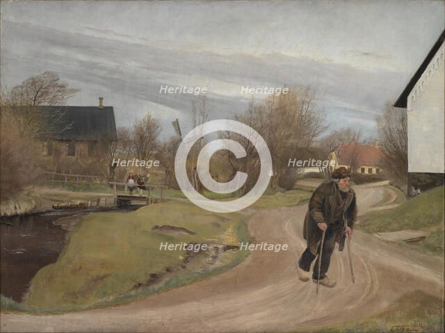Springtime in Hals, Jutland, 1892. Creator: Laurits Andersen Ring.