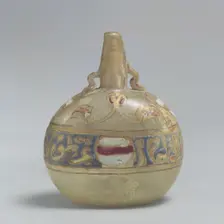 Sprinkler Bottle with Fesse Emblem, Egypt, late 13th-early 14th century. Creator: Unknown