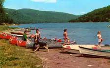 Squantz Pond, Fairfield, Connecticut, USA, 1954