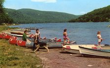 Squantz Pond, Fairfield, Connecticut, USA, 1954