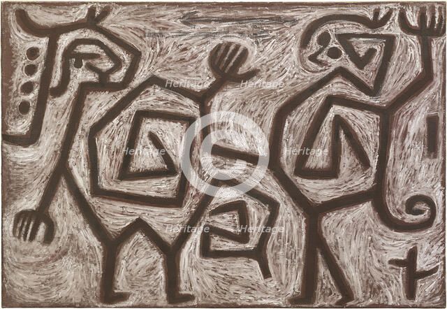 Squabble Duet , 1938. Creator: Klee, Paul (1879-1940).