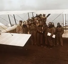 Squadron at Sommesous, northern France, c1914-c1918