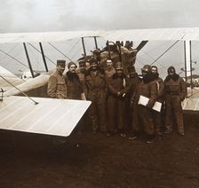 Squadron at Sommesous, northern France, c1914-c1918