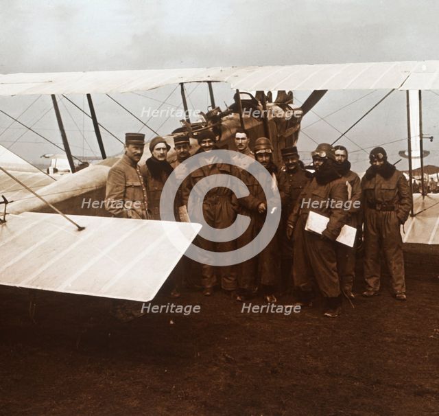 Squadron at Sommesous, northern France, c1914-c1918. Artist: Unknown.
