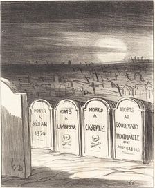 Square Napoléon, 1870. Creator: Honore Daumier