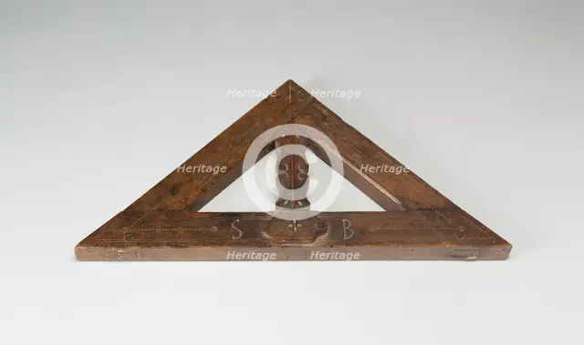 Square and Level, Germany, 17th century. Creator: Unknown.