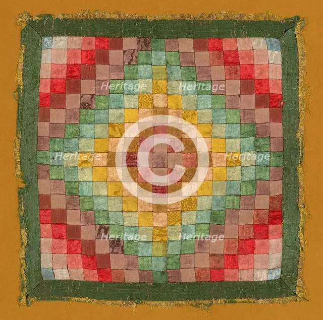 Square, Bhutan, 18th century, late Ming dynasty (1368-1644)/ early Qing dynasty (1644-1912). Creator: Unknown.