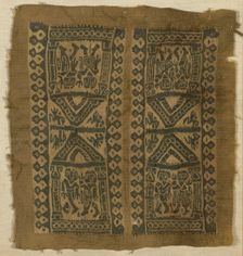 Square, Egypt, Arab period (641-969)/Fatimid period (969-1171), 9th/10th century. Creator: Unknown