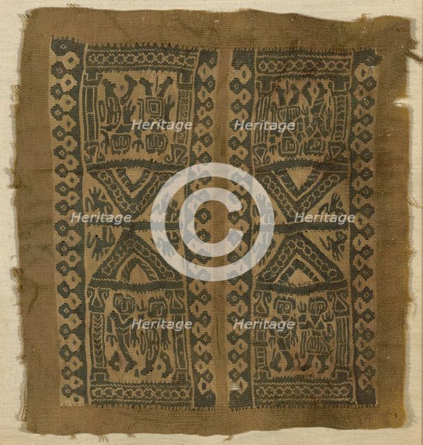 Square, Egypt, Arab period (641-969)/Fatimid period (969-1171), 9th/10th century. Creator: Unknown.