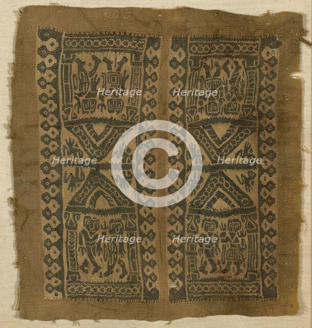 Square, Egypt, Arab period (641-969)/Fatimid period (969-1171), 9th/10th century. Creator: Unknown.