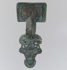 Square-Headed Bow Brooch, Frankish, 530-560. Creator: Unknown