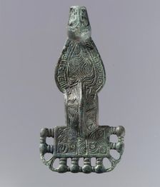 Square-Headed Bow Brooch, Frankish, 6th century. Creator: Unknown