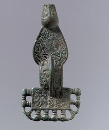 Square-Headed Bow Brooch, Frankish, 6th century. Creator: Unknown