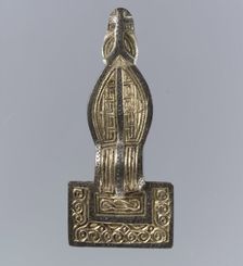 Square-Headed Bow Brooch, Frankish, second half 6th century. Creator: Unknown