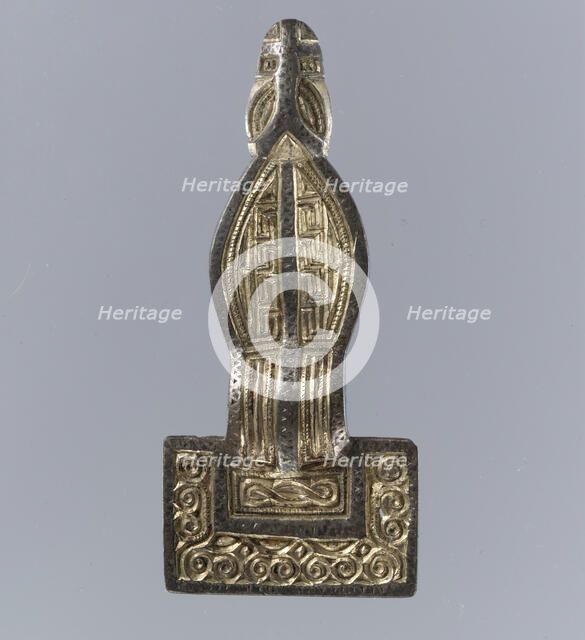 Square-Headed Bow Brooch, Frankish, second half 6th century. Creator: Unknown.