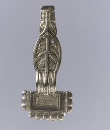 Square-Headed Bow Brooch, Frankish, second half 6th century. Creator: Unknown
