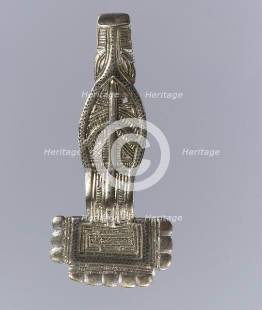 Square-Headed Bow Brooch, Frankish, second half 6th century. Creator: Unknown.