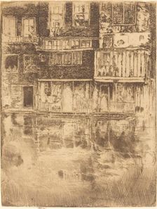 Square House, Amsterdam, 1889. Creator: James Abbott McNeill Whistler