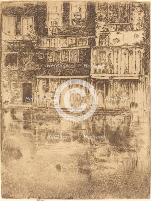 Square House, Amsterdam, 1889. Creator: James Abbott McNeill Whistler.