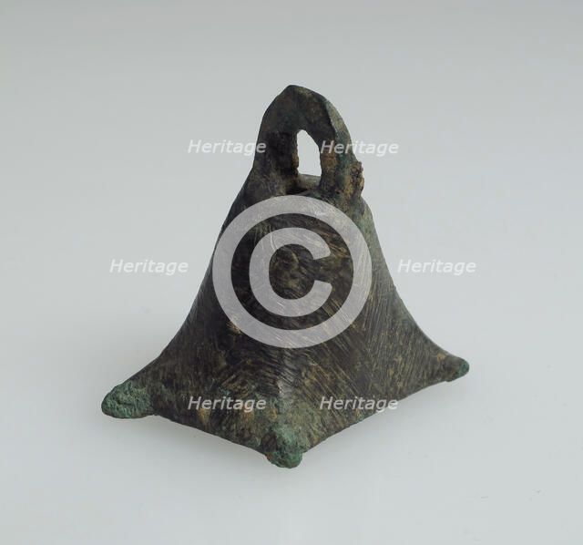 Square Pyramidal Bell, Frankish (?), 6th-7th century (?). Creator: Unknown.