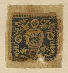 Square Panel, Egypt, Roman period (30 B.C.- 641 A.D.), 5th/6th century. Creator: Unknown