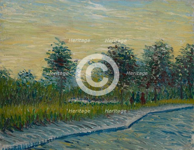 Square Saint-Pierre at Sunset, 1887. Creator: Gogh, Vincent, van (1853-1890).