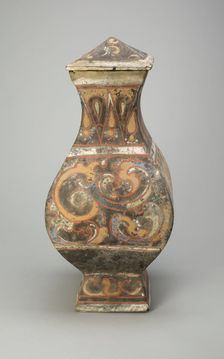 Square-Sectioned Jar (Fanghu), Western Han dynasty (206 B.C.-A.D. 9). Creator: Unknown