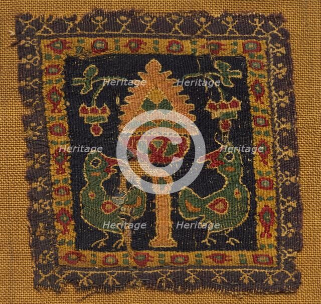 Square Segmentum with Two Birds, 400s - 500s. Creator: Unknown.