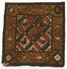 Square Segmentum from a Tunic, 600s - 700s. Creator: Unknown