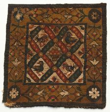 Square Segmentum from a Tunic, 600s - 700s. Creator: Unknown