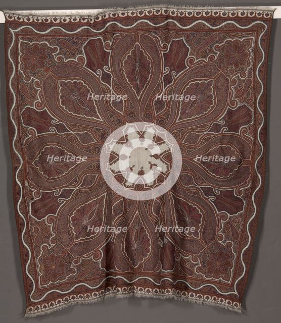 Square Shawl ( "amli"), 1800s. Creator: Unknown.