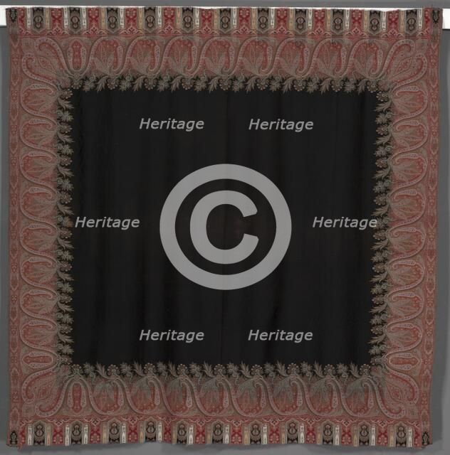 Square Shawl, c. 1870s. Creator: Unknown.