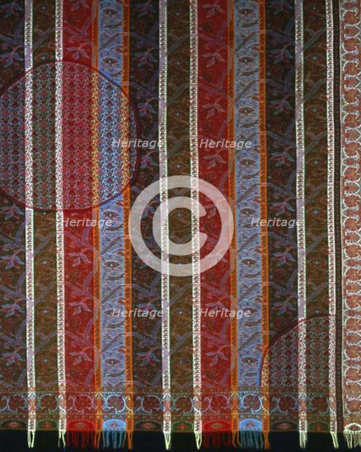 Square Shawl, Europe, 1840/55. Creator: Unknown.