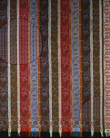 Square Shawl, Europe, 1840/55. Creator: Unknown