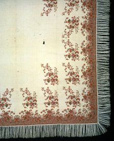 Square Shawl, England, 1840. Creator: Unknown