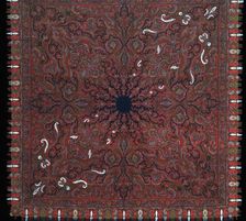 Square Shawl, France, 1870s. Creator: Unknown