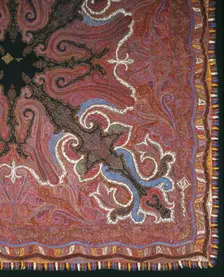 Square Shawl, India, 1867/77. IMAGE QUALITY? Creator: Unknown