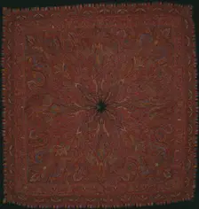 Square Shawl, India, 1870s. Creator: Unknown